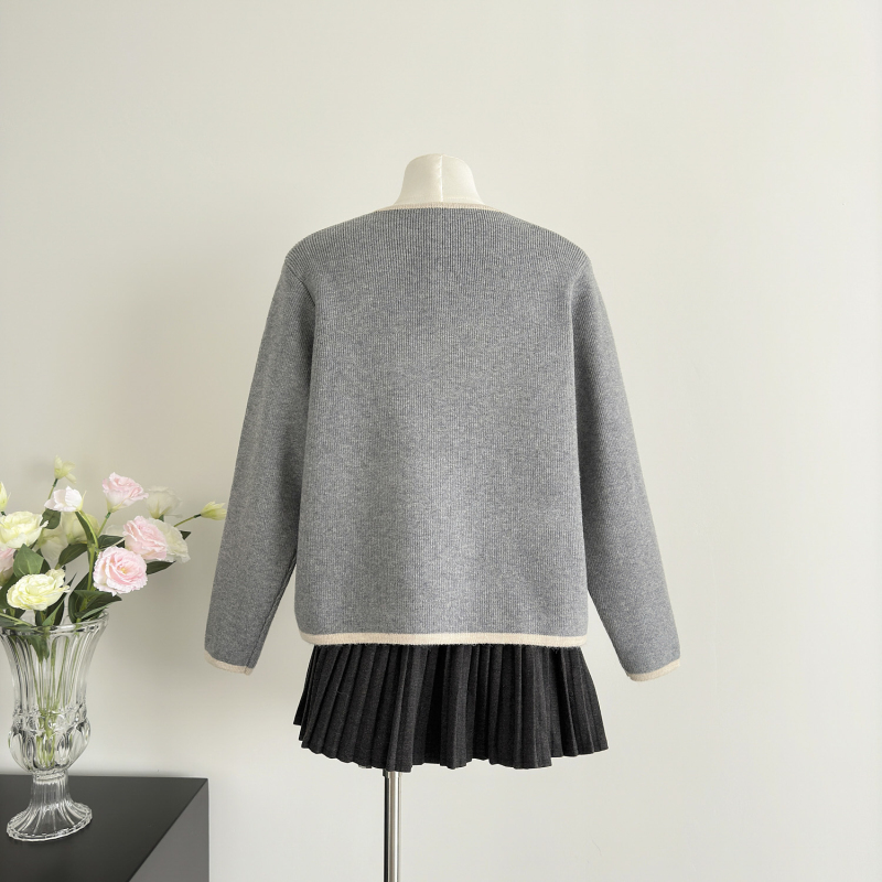 Spring and autumn cardigan small fellow tops for women