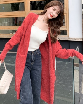 Long thin coat spring and autumn cardigan for women