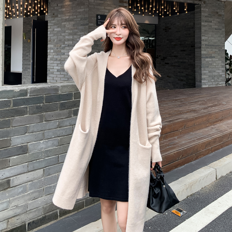 Long thin coat spring and autumn cardigan for women