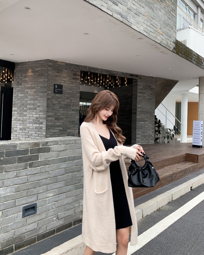 Long thin coat spring and autumn cardigan for women