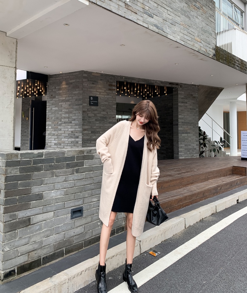 Long thin coat spring and autumn cardigan for women