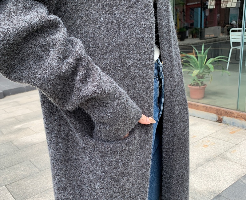 Long thin coat spring and autumn cardigan for women