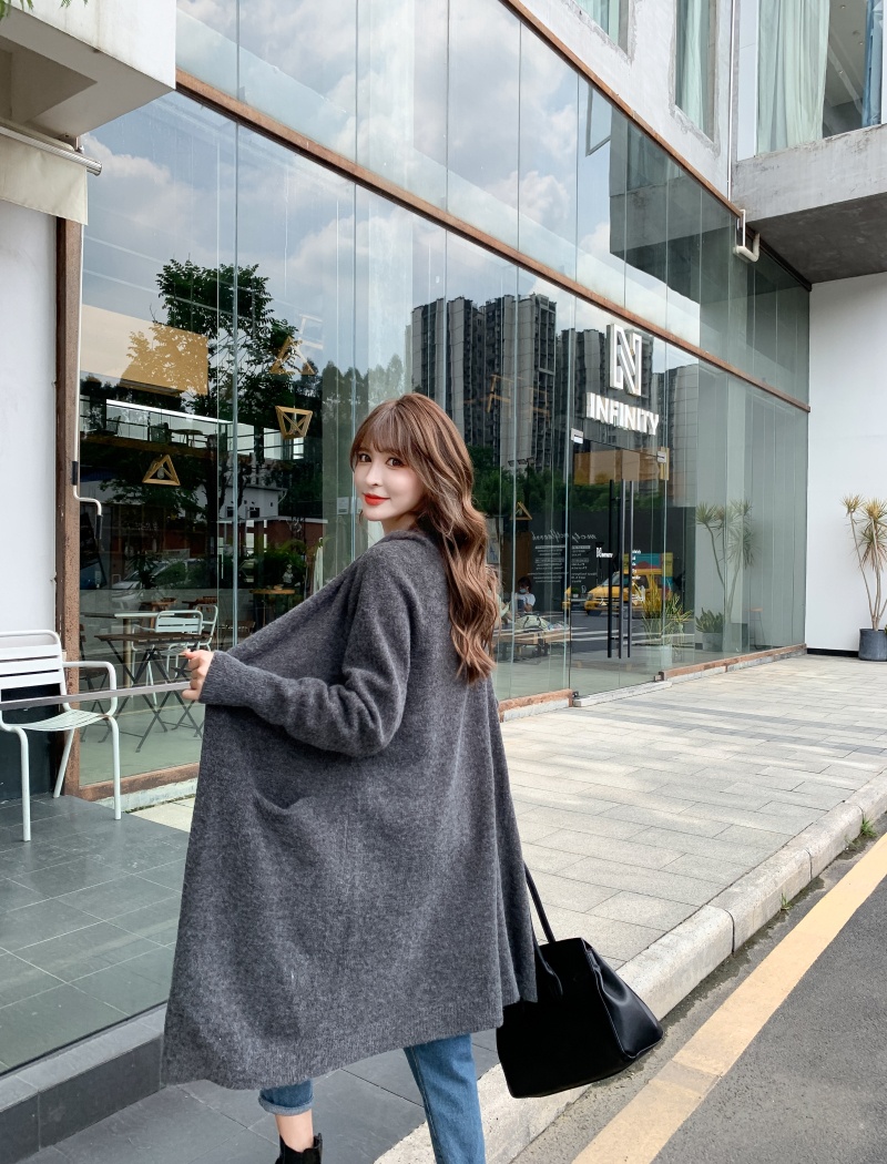 Long thin coat spring and autumn cardigan for women