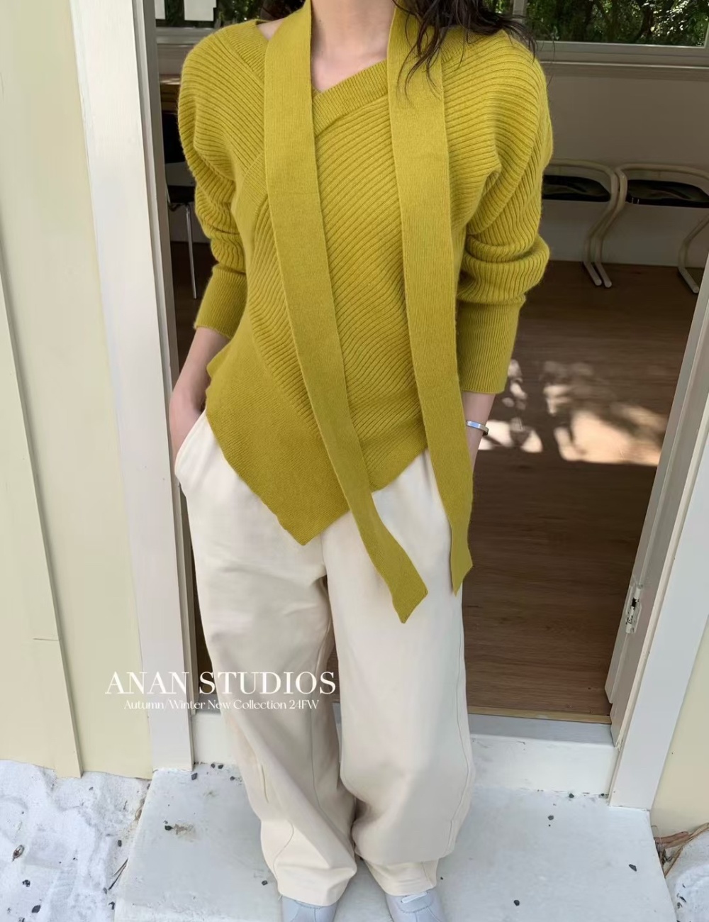 Slim niche autumn and winter Korean style tops for women