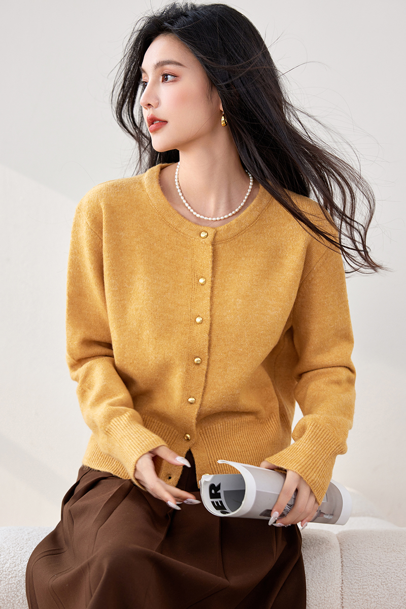 Stripe autumn and winter tops long sleeve sweater for women