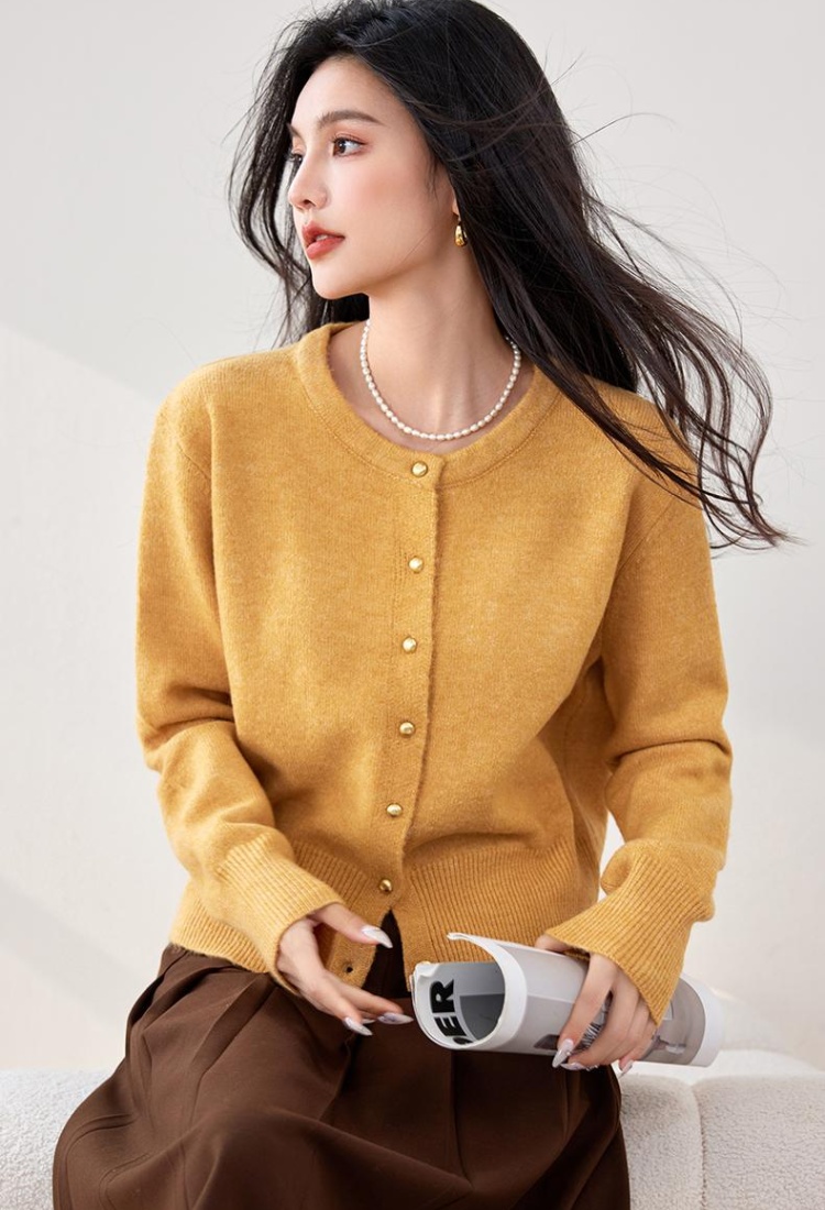 Stripe autumn and winter tops long sleeve sweater for women