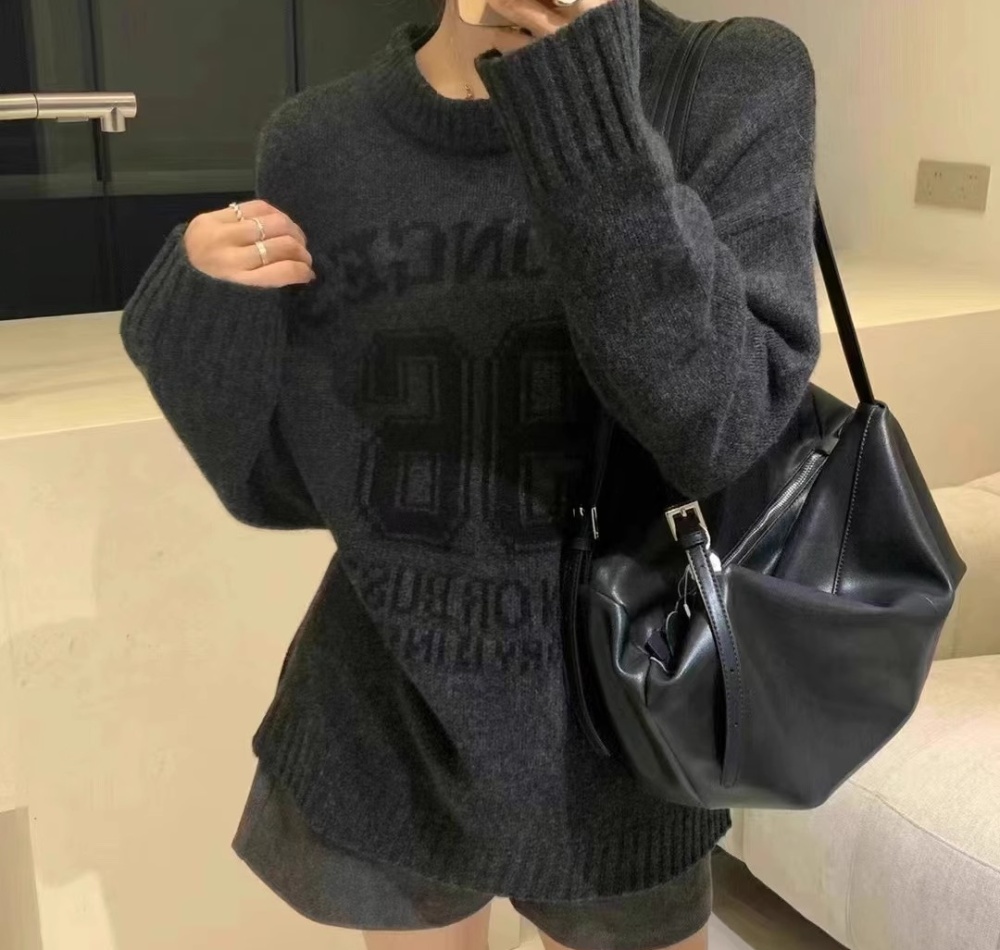 Korean style loose sweater autumn and winter tops for women