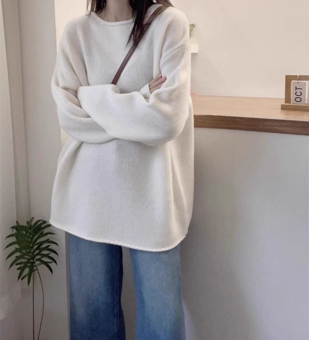 Wool autumn and winter pullover pure tender sweater for women