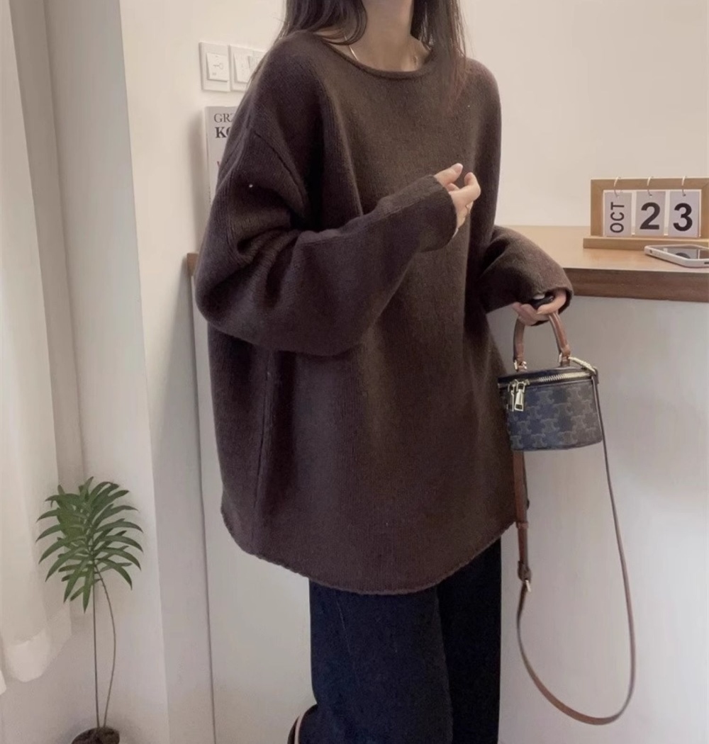 Wool autumn and winter pullover pure tender sweater for women