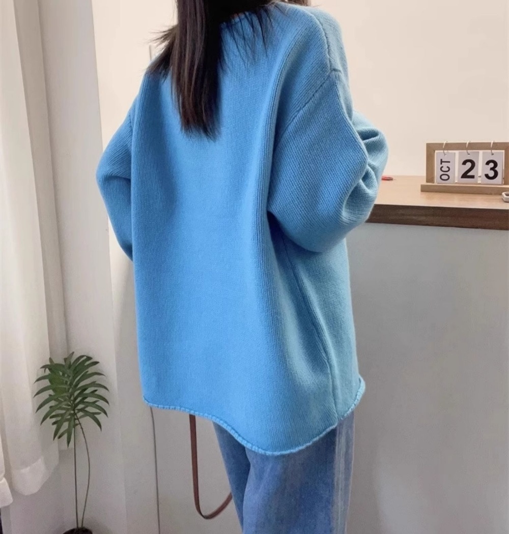 Wool autumn and winter pullover pure tender sweater for women