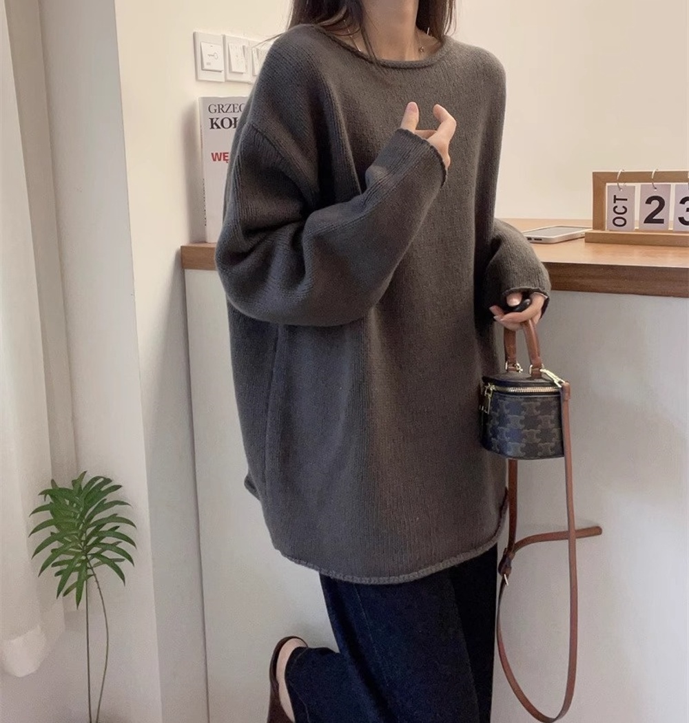 Wool autumn and winter pullover pure tender sweater for women