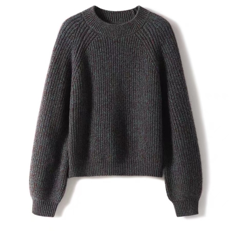 Cashmere lazy knitted wool pullover sweater