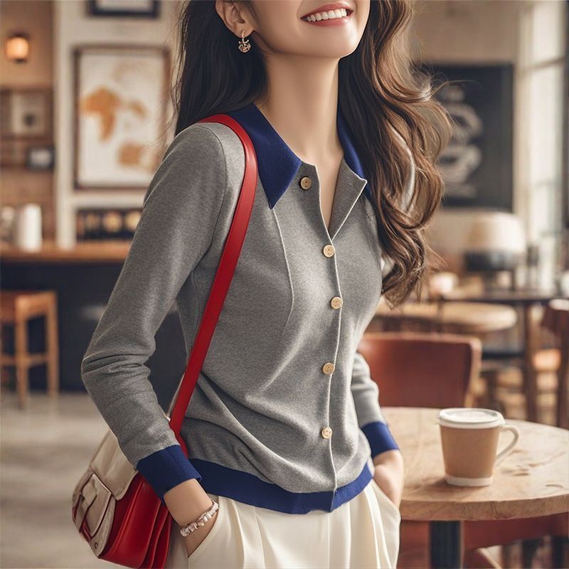 Bottoming Western style sweater niche tops for women