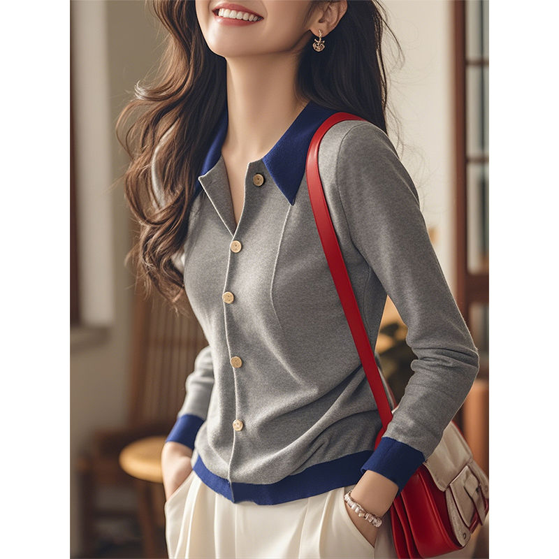 Bottoming Western style sweater niche tops for women