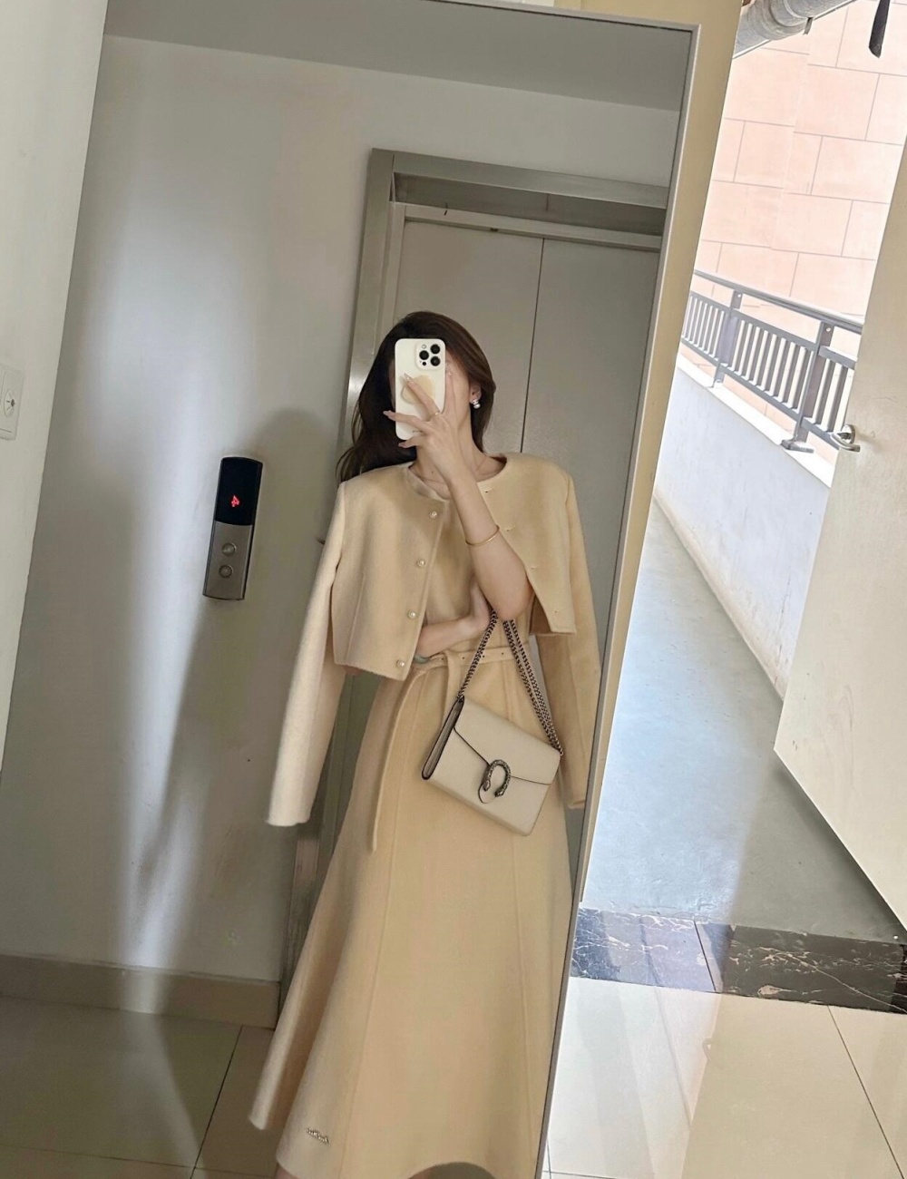 Korean style grace light luxury chanelstyle dress a set