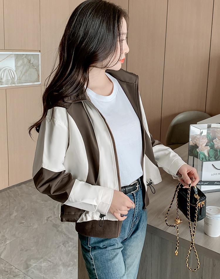 American style street technical jacket retro coat for women