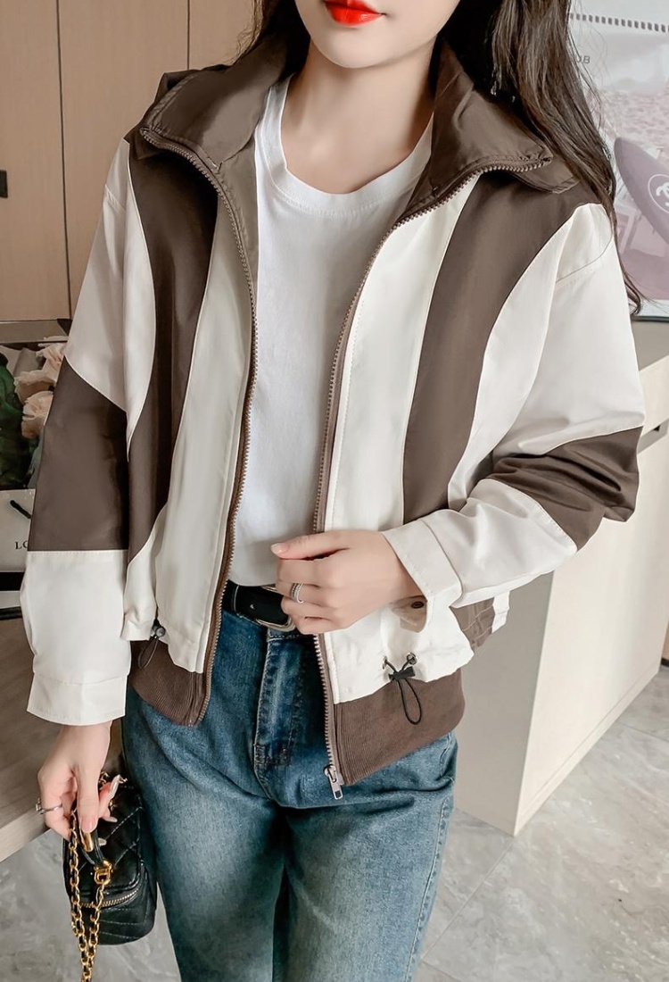 American style street technical jacket retro coat for women