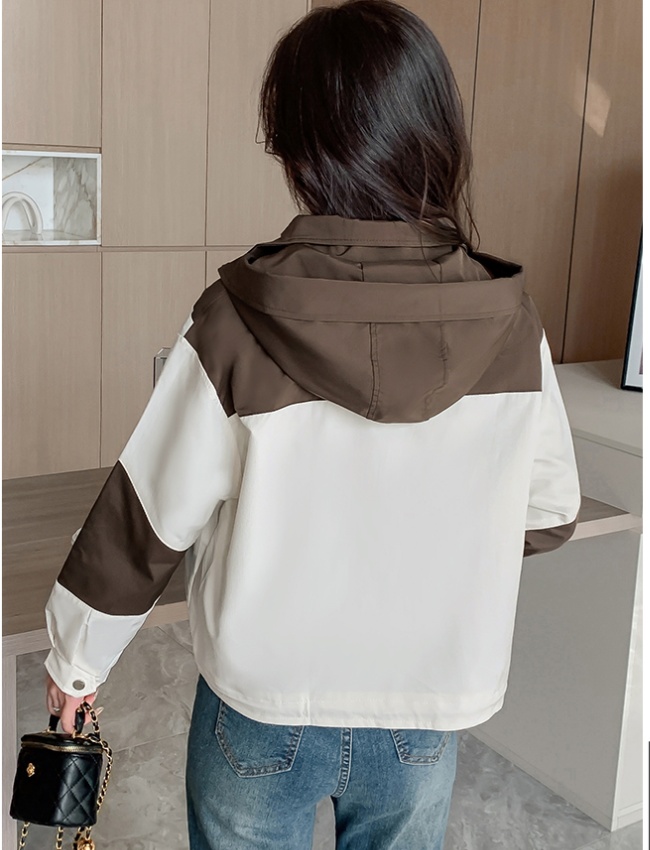 American style street technical jacket retro coat for women