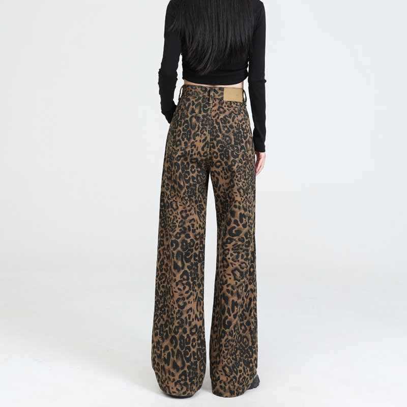 Lengthen American style long pants loose jeans for women