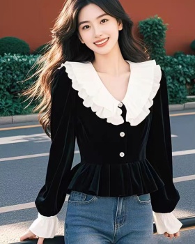 Autumn and winter tops fashionable shirt for women