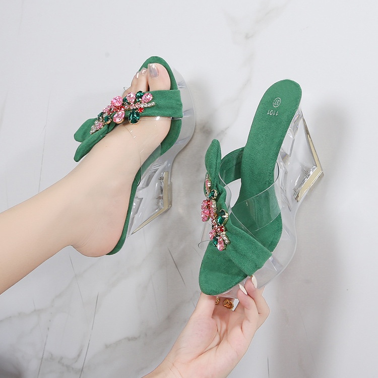 Slipsole shoes model high-heeled shoes for women