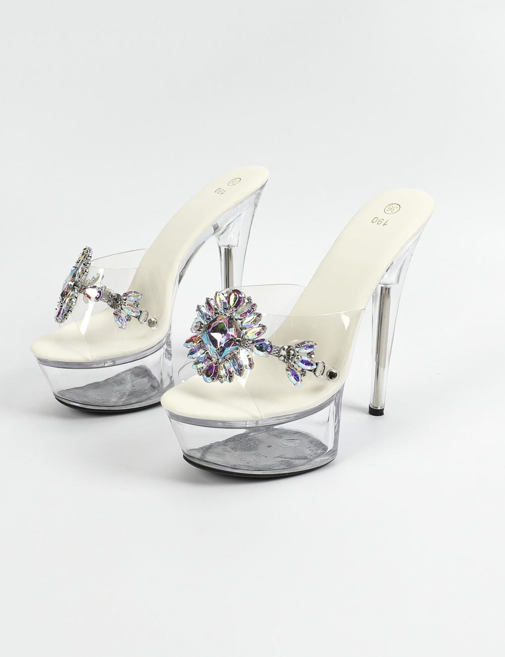 Rhinestone shoes high-heeled shoes for women