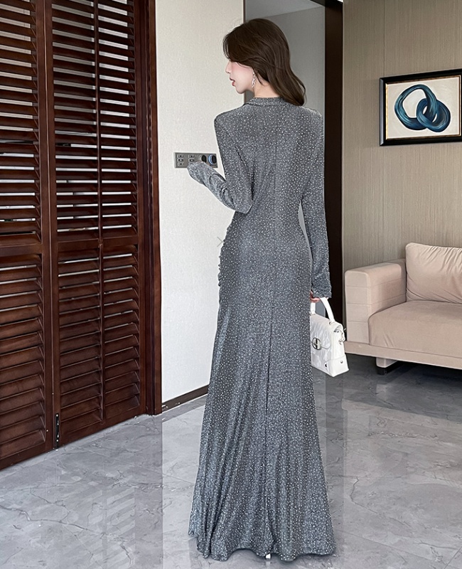 Fashion liangsi long dress temperament autumn dress