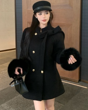 Autumn and winter woolen coat loose overcoat