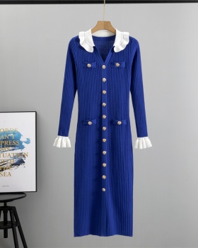 European style long dress ladies dress for women