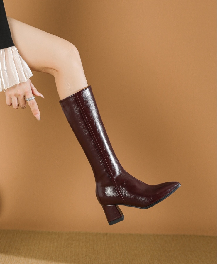 Winter boots plus velvet thigh boots for women