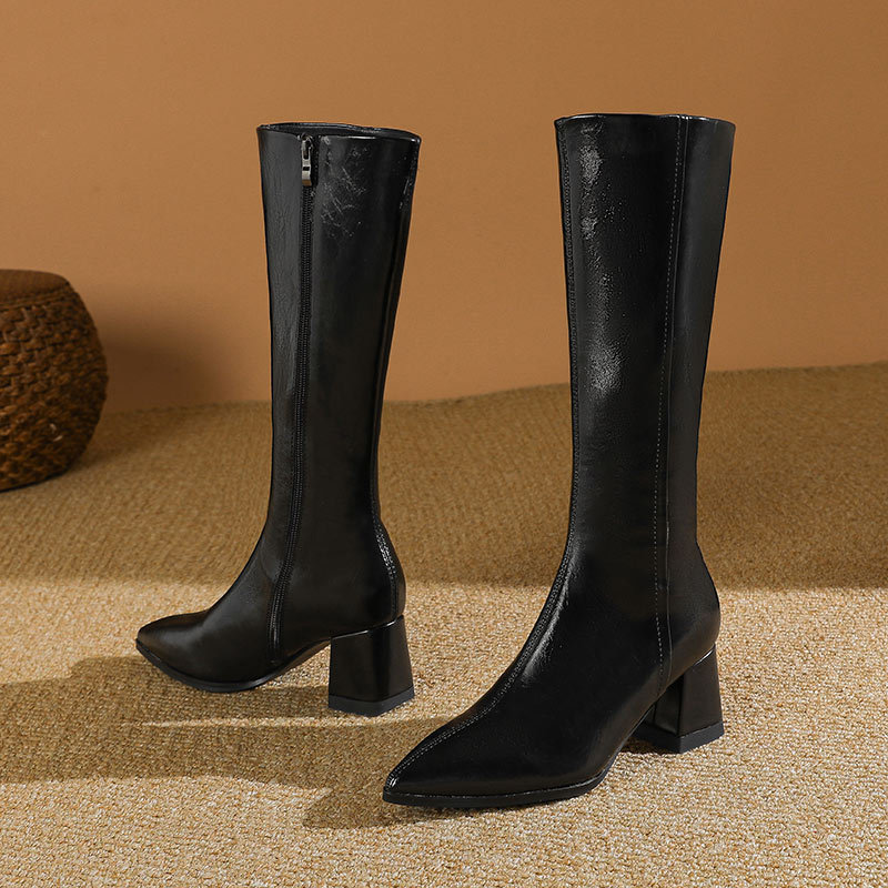 Winter boots plus velvet thigh boots for women