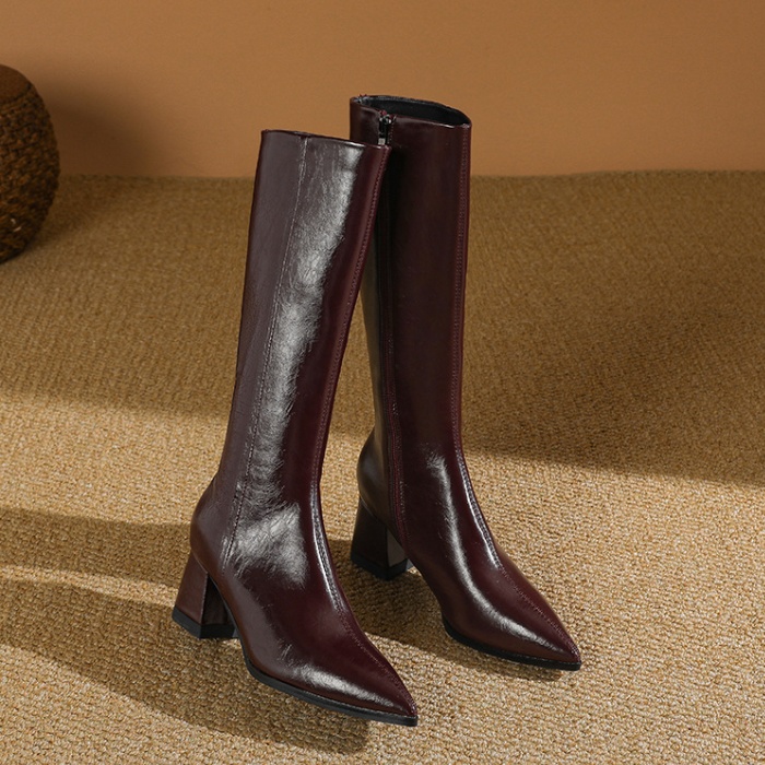 Winter boots plus velvet thigh boots for women