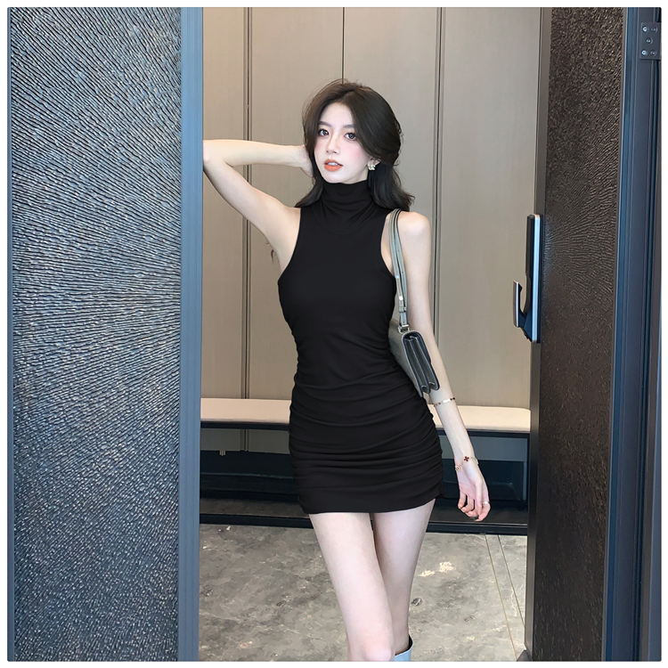 Package hip pure vest thick sleeveless dress for women