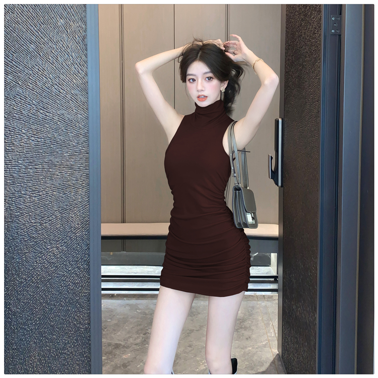 Package hip pure vest thick sleeveless dress for women