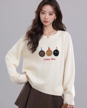 Winter pullover sweater crochet lovely tops for women