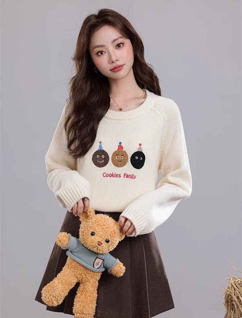 Winter pullover sweater crochet lovely tops for women