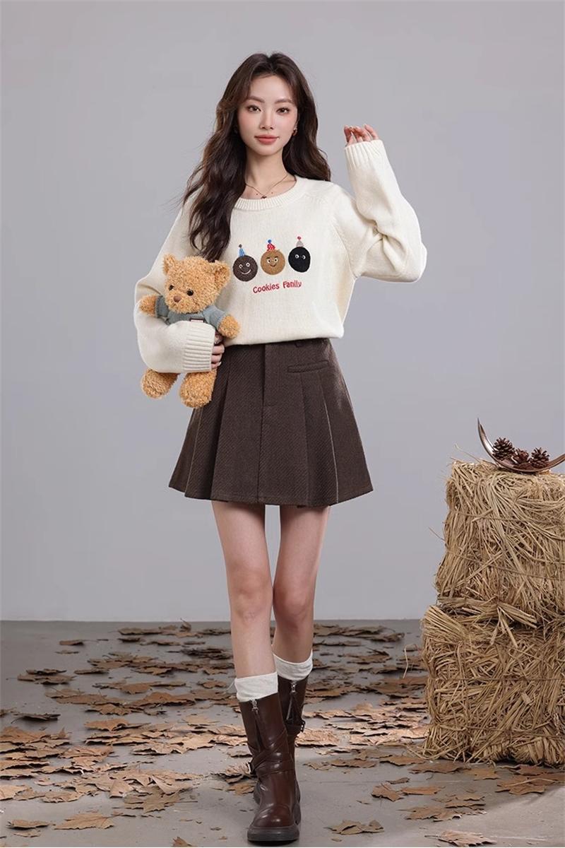 Winter pullover sweater crochet lovely tops for women