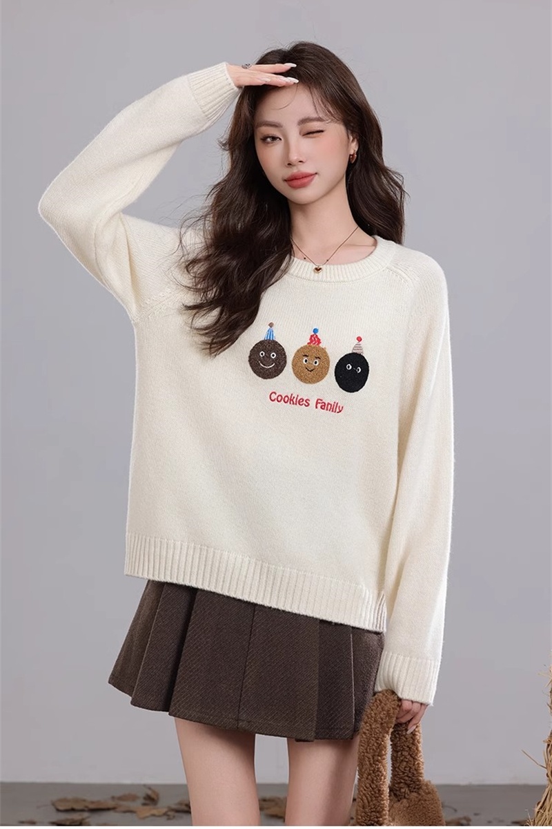 Winter pullover sweater crochet lovely tops for women