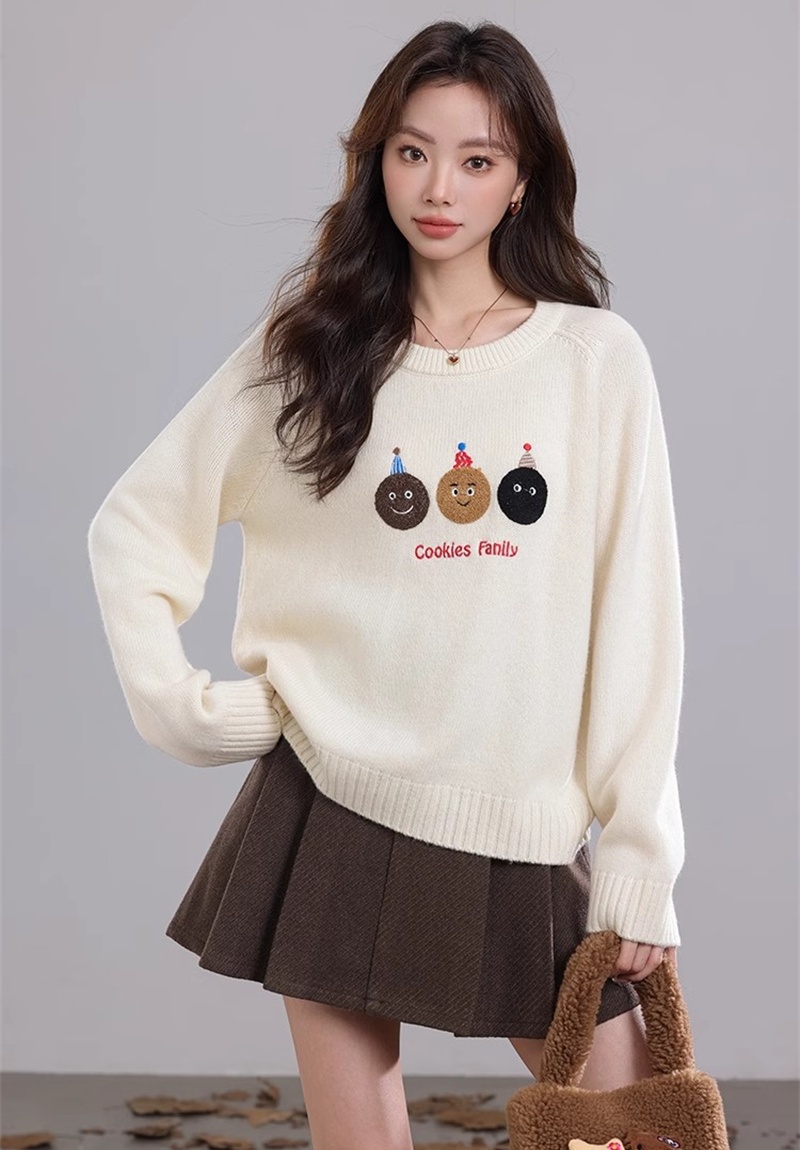 Winter pullover sweater crochet lovely tops for women