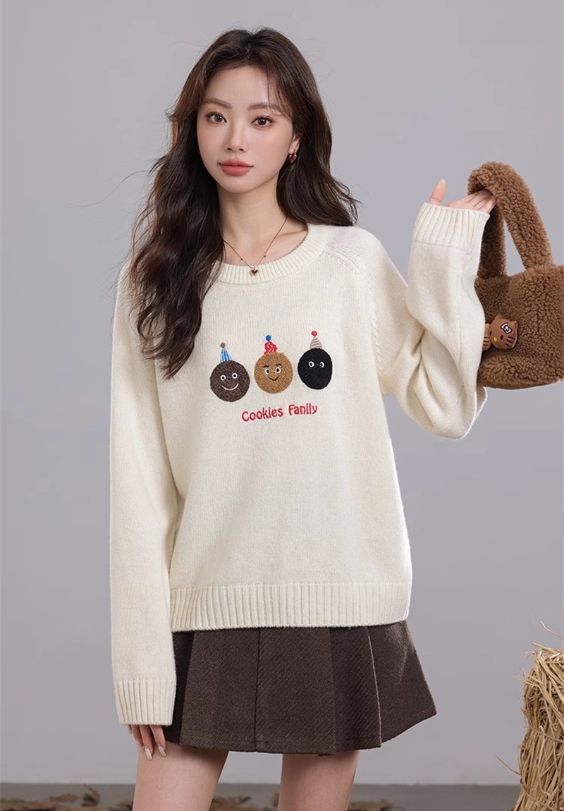 Winter pullover sweater crochet lovely tops for women