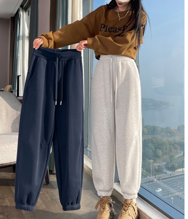 Harem loose sweatpants winter trousers for women