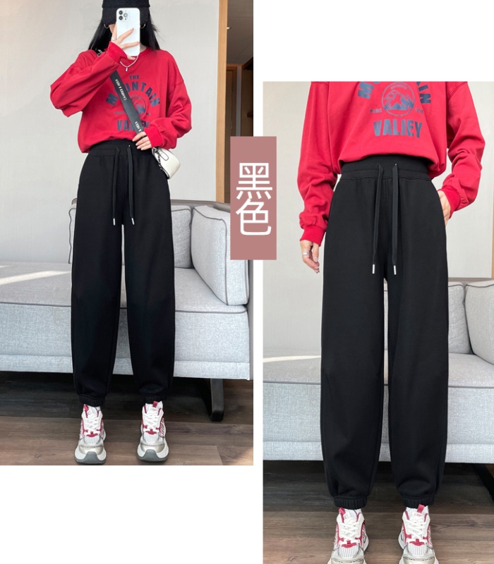 Harem loose sweatpants winter trousers for women