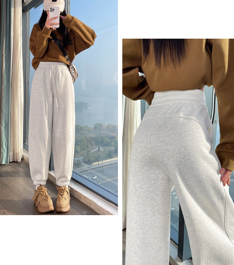 Harem loose sweatpants winter trousers for women