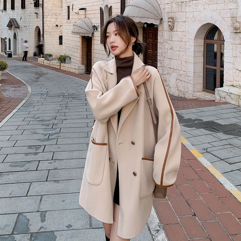 Autumn and winter woolen coat fashion business suit for women