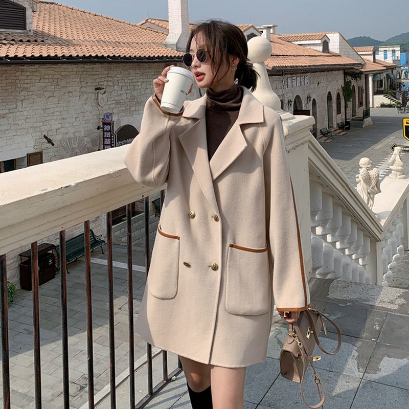 Autumn and winter woolen coat fashion business suit for women