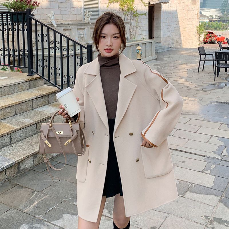 Autumn and winter woolen coat fashion business suit for women