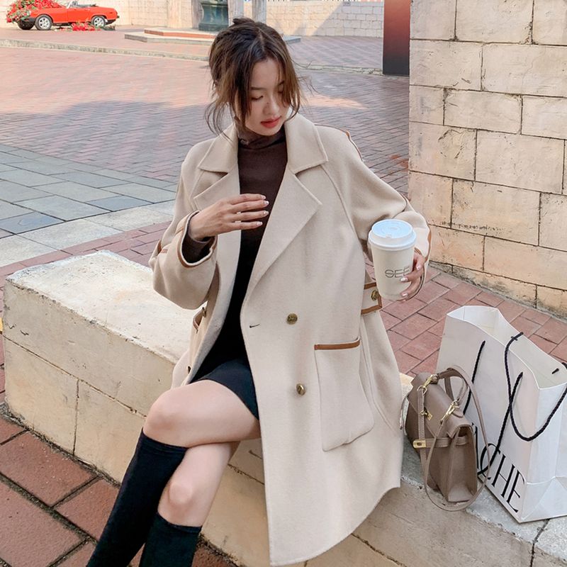 Autumn and winter woolen coat fashion business suit for women