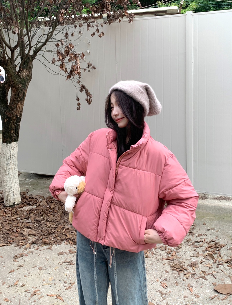 Thick winter cotton coat down bread clothing for women