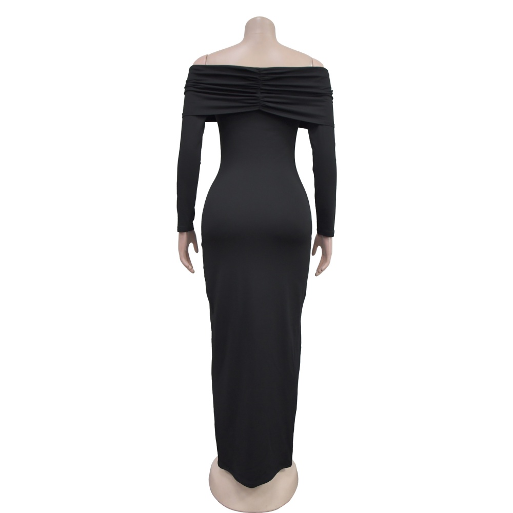 Sexy slim dress European style long dress for women