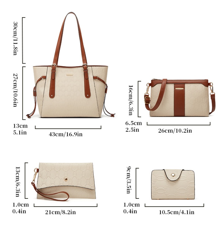 Autumn and winter fashion messenger bag 4pcs set